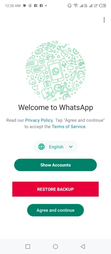 Add Multiple Accounts In Gold WhatsApp